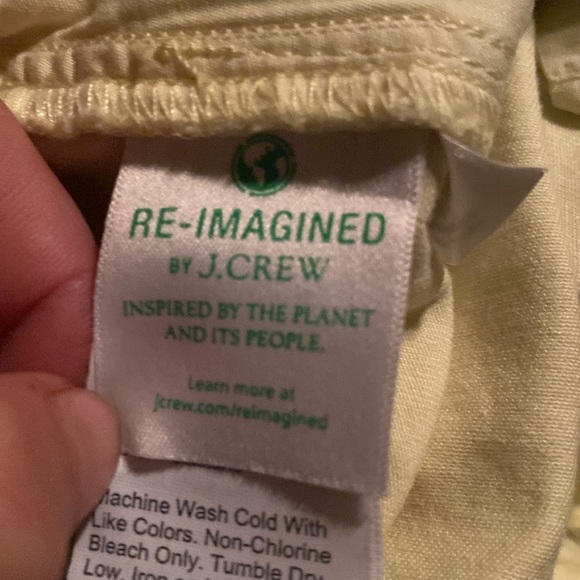 J Crew Chino Shorts Women’s Size 8 Re Imagined Yellow Beach Summer Short Active - Picture 7 of 9
